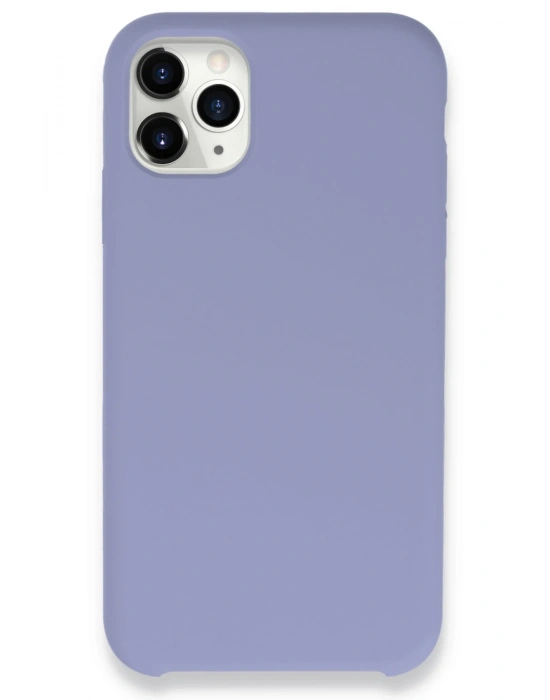 Newface iPhone 11 Pro Max Kılıf Lansman Legant Silikon - Lila