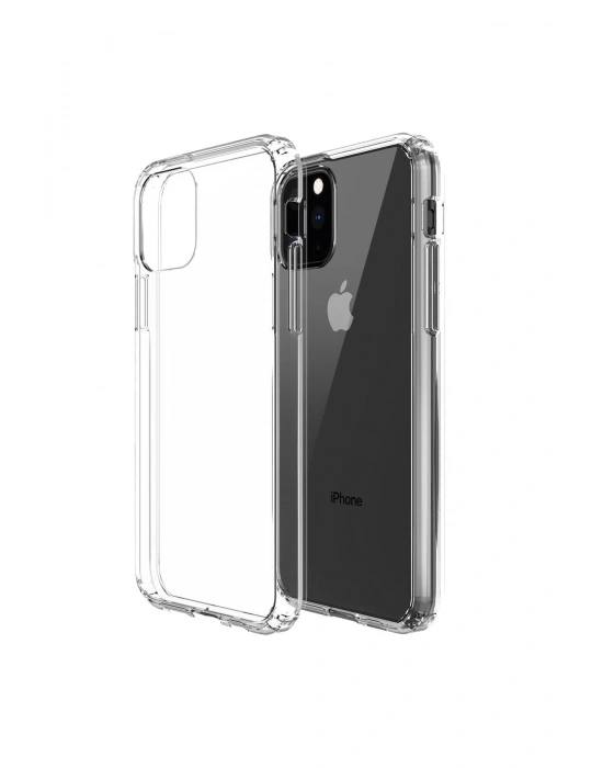 Newface iPhone 11 Pro Max Kılıf Lüx Şeffaf Silikon