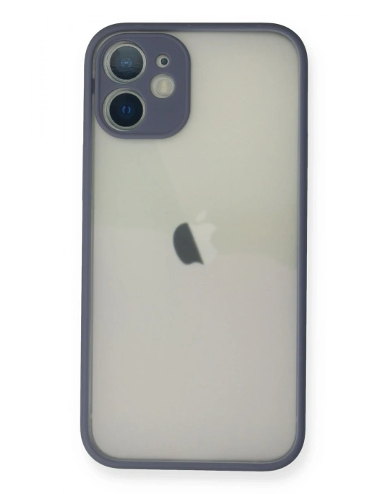 Newface iPhone 11 Pro Max Kılıf Montreal Silikon Kapak - Gri