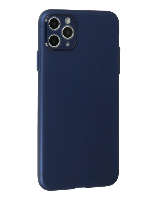 Newface iPhone 11 Pro Max Kılıf Puma Silikon - Mavi