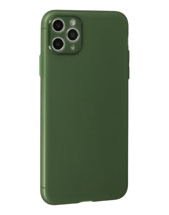 Newface iPhone 11 Pro Max Kılıf Puma Silikon - Yeşil