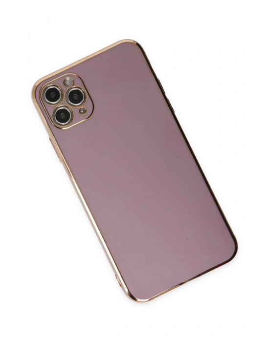 Newface iPhone 11 Pro Max Kılıf Volet Silikon - Mor