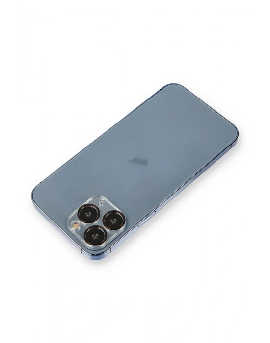 Newface iPhone 11 Pro Max Metal Kamera Lens Koruma Cam - Siyah