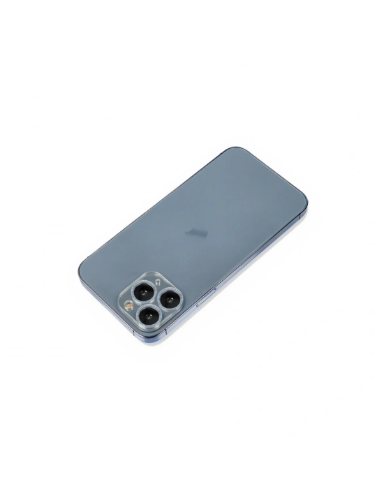 Newface iPhone 11 Pro Max Shine Kamera Lens Koruma Cam - Sierra Blue