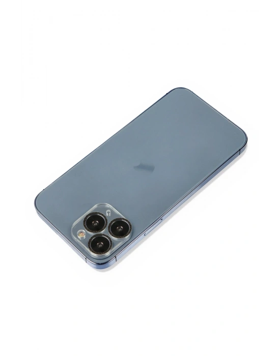 Newface iPhone 11 Pro Max Shine Kamera Lens Koruma Cam - Siyah
