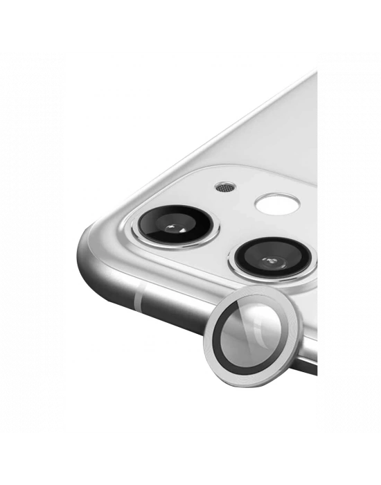 Newface iPhone 11 Raze Metal Kamera Lens - Gümüş