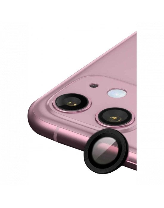 Newface iPhone 11 Raze Metal Kamera Lens - Siyah