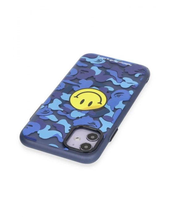 Newface iPhone 12 Kılıf Apollo Magneticsafe Desenli Kapak - Apollo Mavi - 1