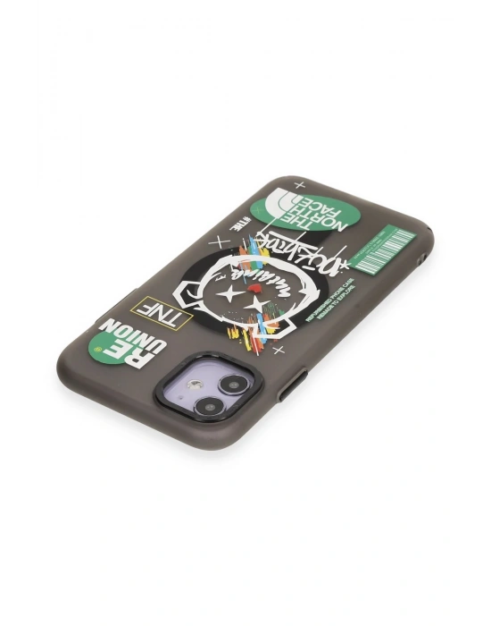 Newface iPhone 12 Kılıf Apollo Magneticsafe Desenli Kapak - Apollo Siyah - 2