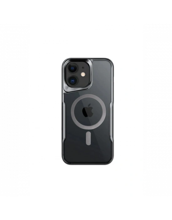 Newface iPhone 12 Kılıf Boyi Magsafe Silikon Kapak - Titan Gri