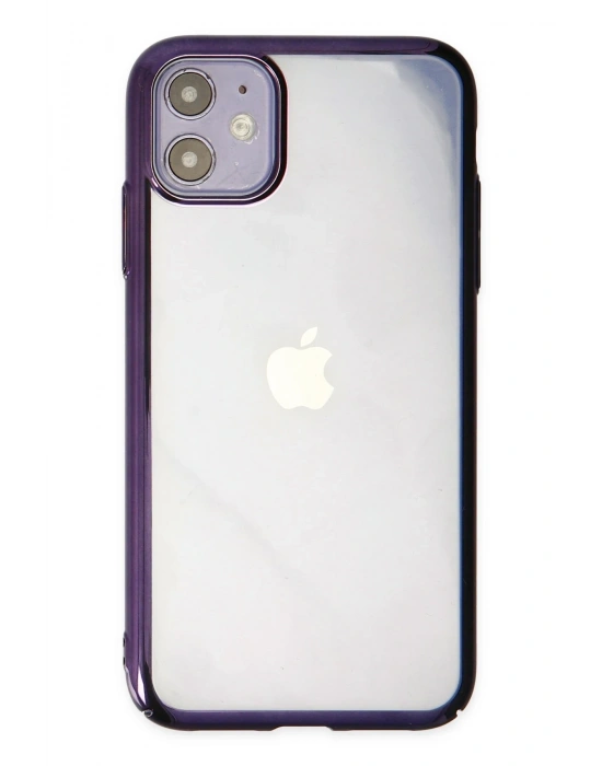 Newface iPhone 12 Kılıf Element Silikon - Mor