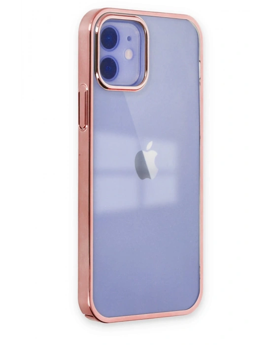 Newface iPhone 12 Kılıf Element Silikon - Pembe
