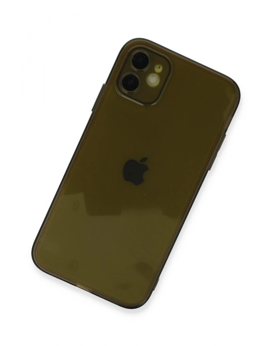 Newface iPhone 12 Kılıf Fly Lens Silikon - Siyah