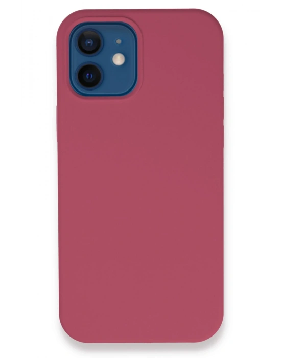 Newface iPhone 12 Kılıf Lansman Legant Silikon - Fuşya