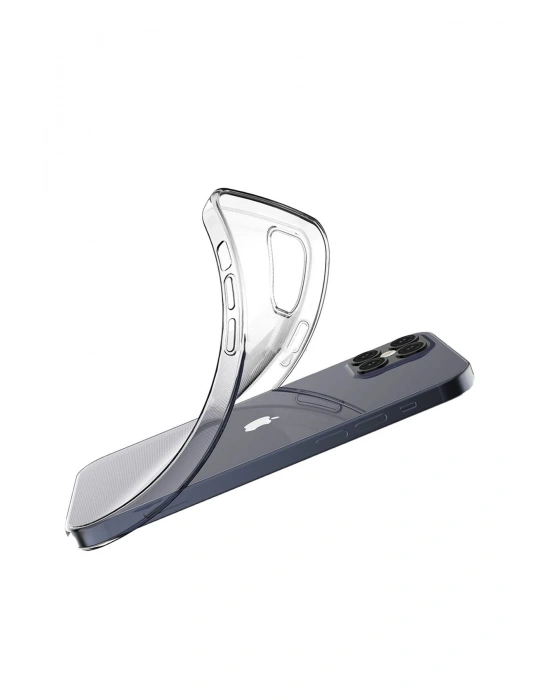 Newface iPhone 12 Kılıf Lüx Şeffaf Silikon