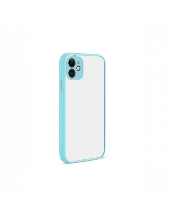 Newface iPhone 12 Kılıf Montreal Silikon Kapak - Turkuaz