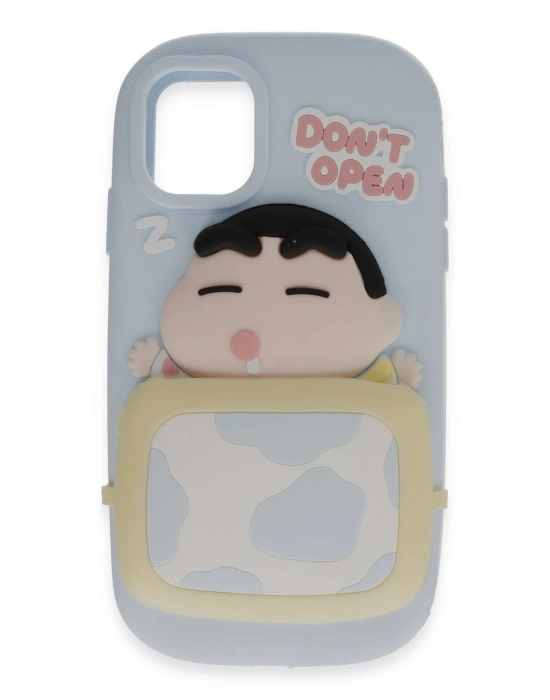 Newface iPhone 12 Kılıf Poky Karakter Silikon Kapak - Desen 3