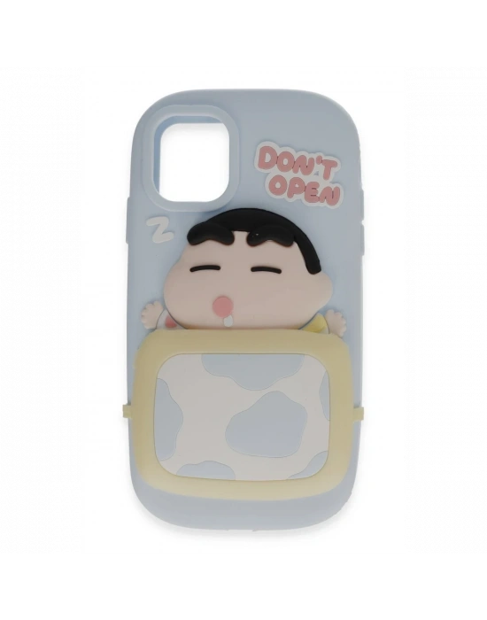 Newface iPhone 12 Kılıf Poky Karakter Silikon Kapak - Desen 3