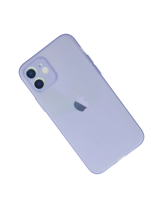 Newface iPhone 12 Kılıf Puma Silikon - Mor