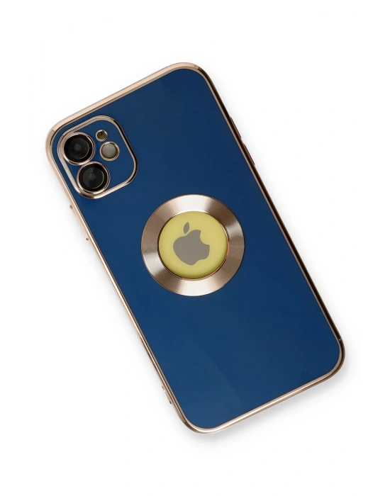 Newface iPhone 12 Kılıf Store Silikon - Mavi