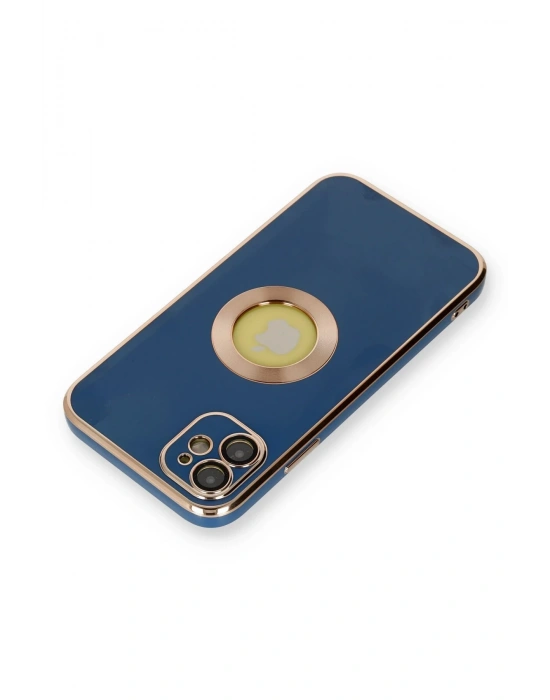 Newface iPhone 12 Kılıf Store Silikon - Mavi