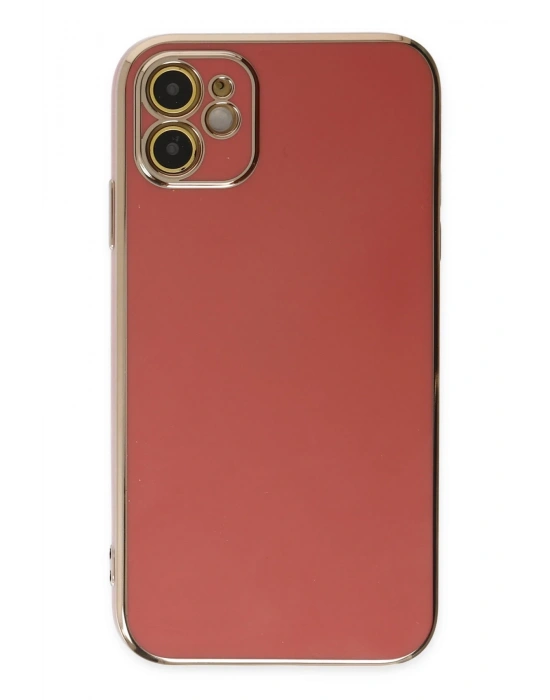 Newface iPhone 12 Kılıf Volet Silikon - Kırmızı