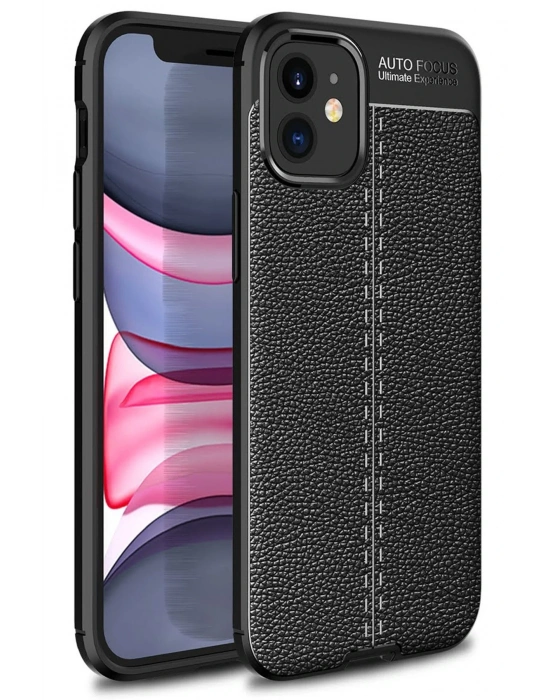 Newface iPhone 12 Mini Kılıf Auto Focus Kapak - Siyah