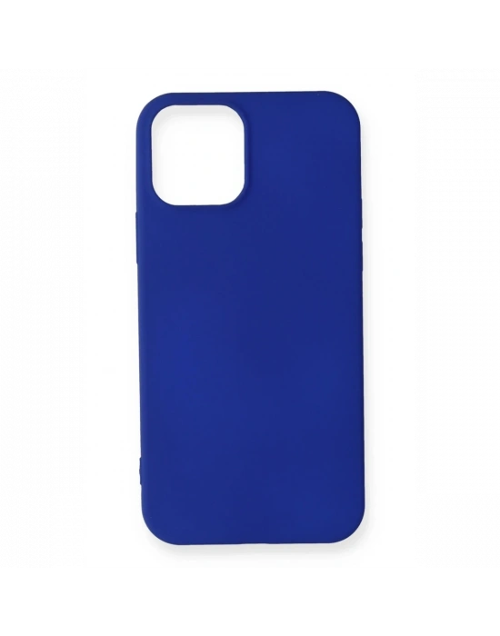 Newface iPhone 12 Mini Kılıf First Silikon - Lacivert