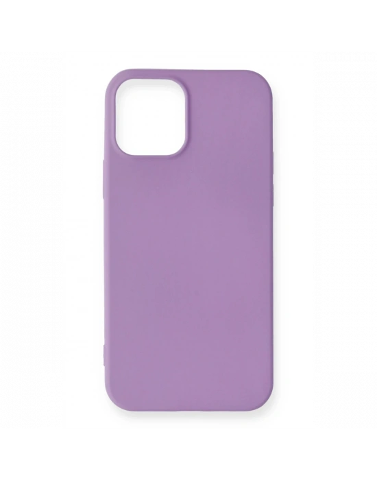Newface iPhone 12 Mini Kılıf First Silikon - Lila
