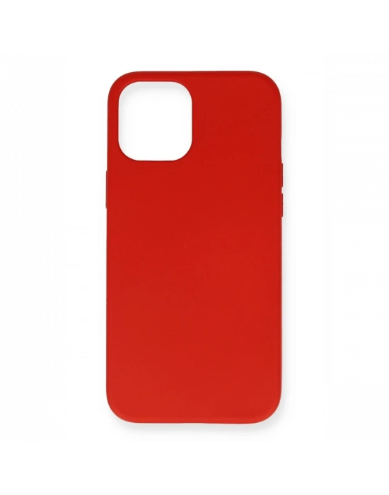 Newface iPhone 12 Mini Kılıf Nano içi Kadife Silikon - Kırmızı