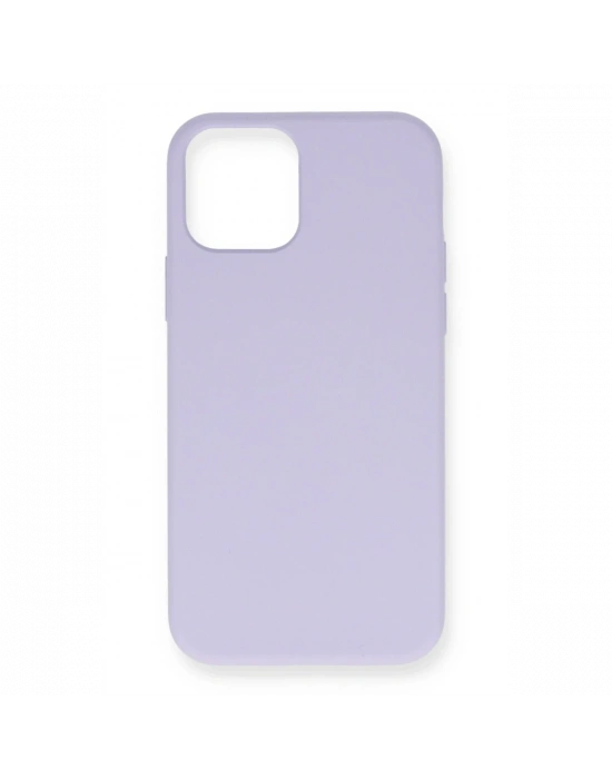 Newface iPhone 12 Mini Kılıf Nano içi Kadife Silikon - Lila