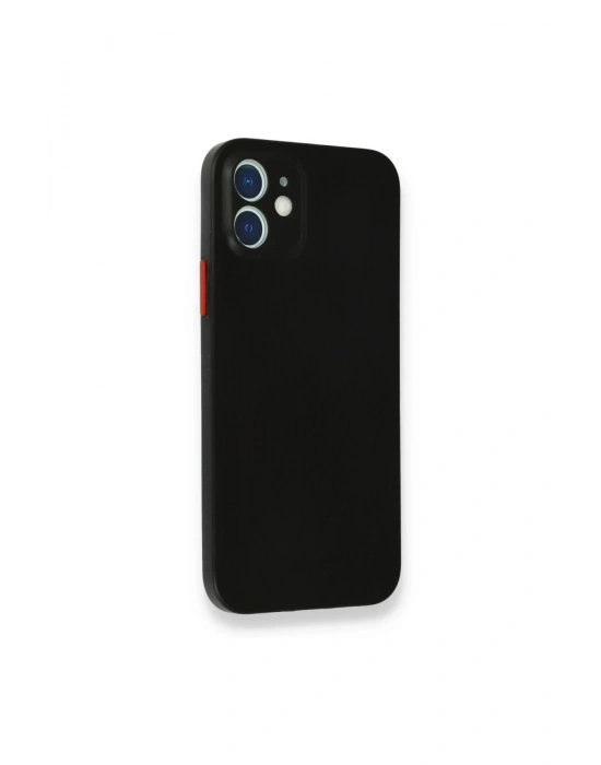 Newface iPhone 12 Mini Kılıf PP Ultra İnce Kapak - Siyah