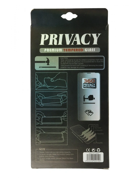 Newface iPhone 12 Pro 34D Hayalet Izgaralı Cam