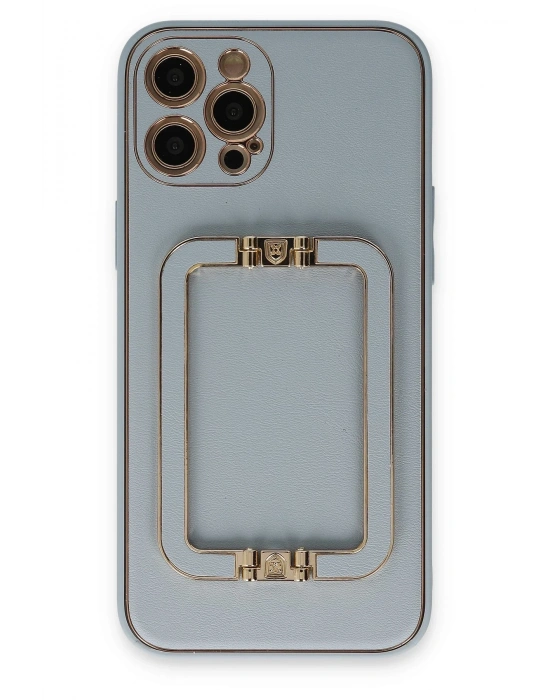 Newface iPhone 12 Pro Kılıf Coco Elit Kapak - Turkuaz