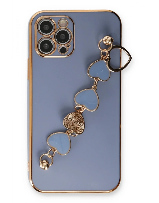 Newface iPhone 12 Pro Kılıf Esila Silikon - Gri