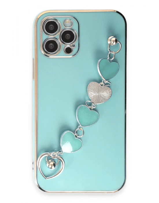 Newface iPhone 12 Pro Kılıf Esila Silikon - Su Yeşili