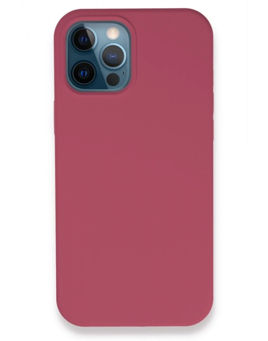 Newface iPhone 12 Pro Kılıf Lansman Legant Silikon - Fuşya