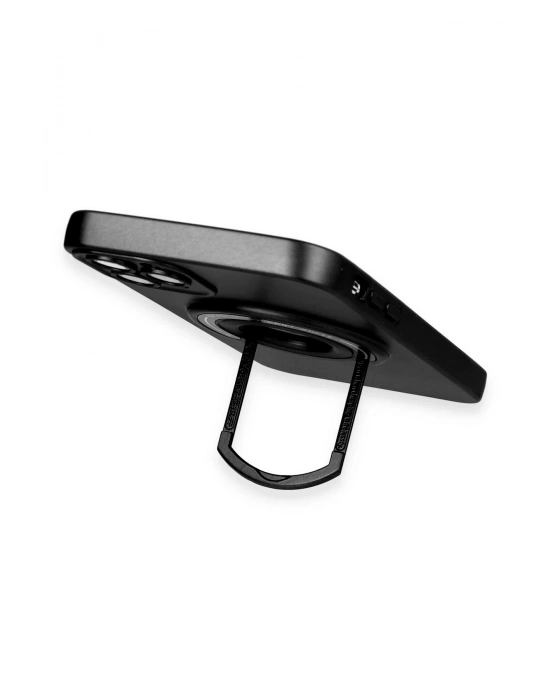 Newface iPhone 12 Pro Kılıf Lukka Magneticsafe Kapak - Siyah