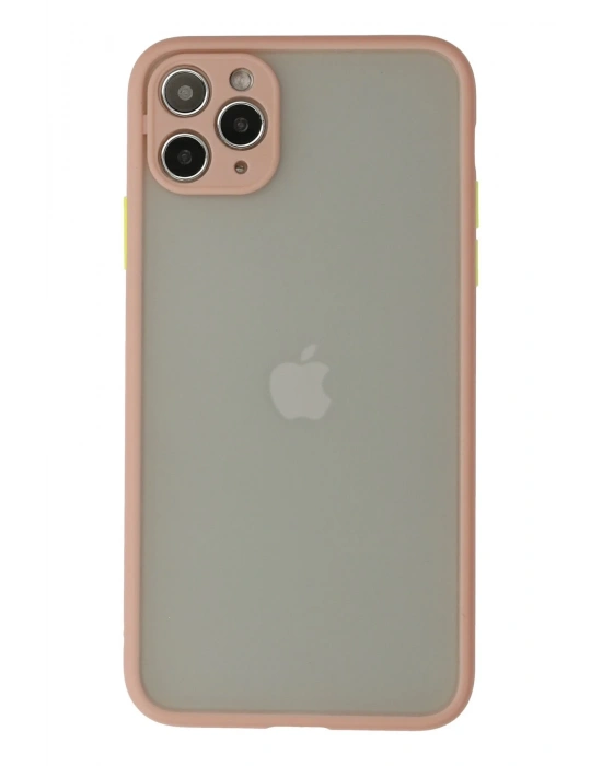 Newface iPhone 12 Pro Kılıf Montreal Silikon Kapak - Pembe