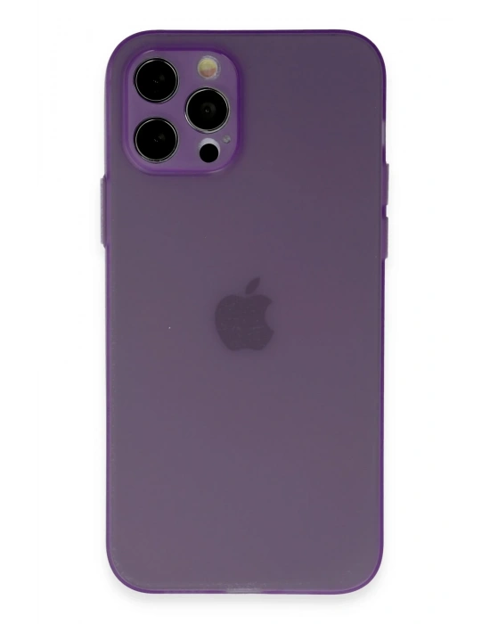 Newface iPhone 12 Pro Kılıf Puma Silikon - Koyu Mor