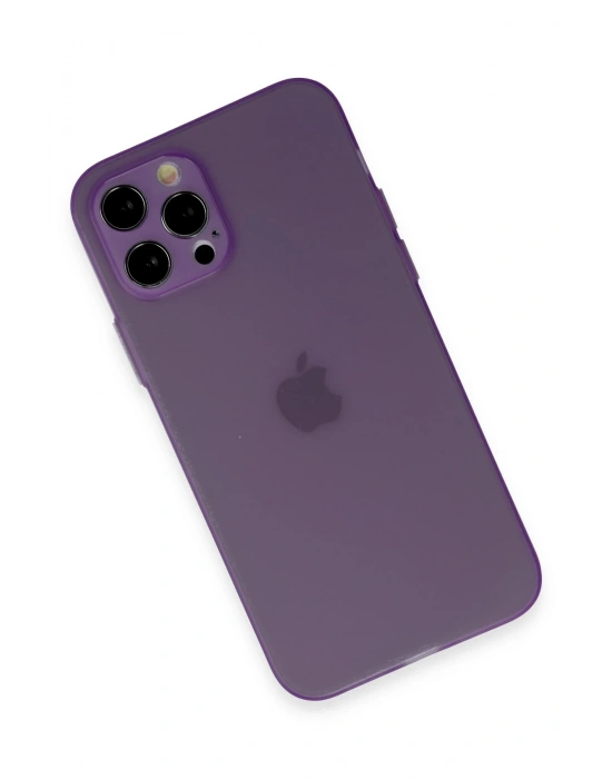 Newface iPhone 12 Pro Kılıf Puma Silikon - Koyu Mor