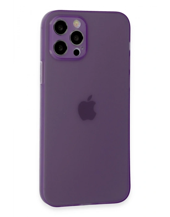 Newface iPhone 12 Pro Kılıf Puma Silikon - Koyu Mor