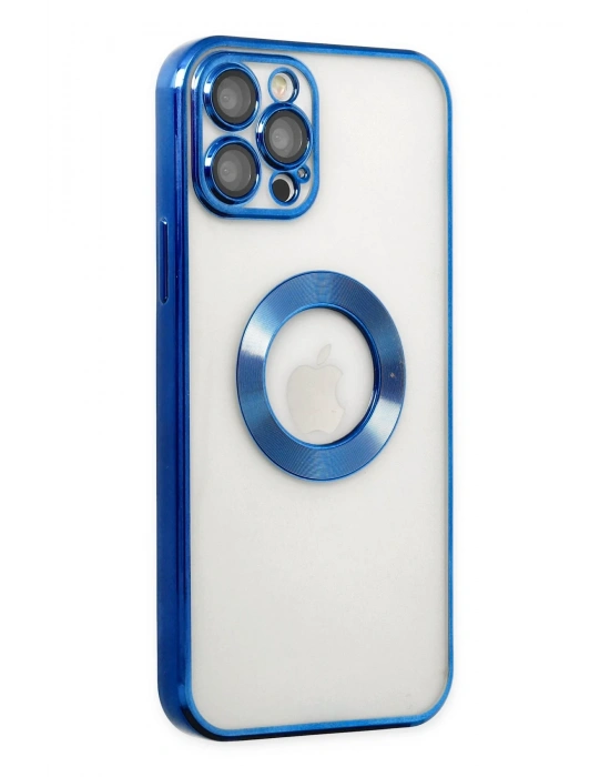 Newface iPhone 12 Pro Kılıf Slot Silikon - Mavi