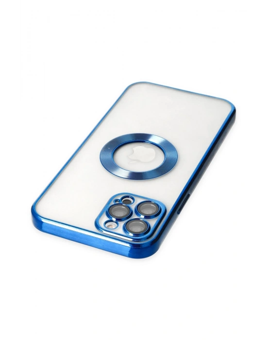 Newface iPhone 12 Pro Kılıf Slot Silikon - Mavi