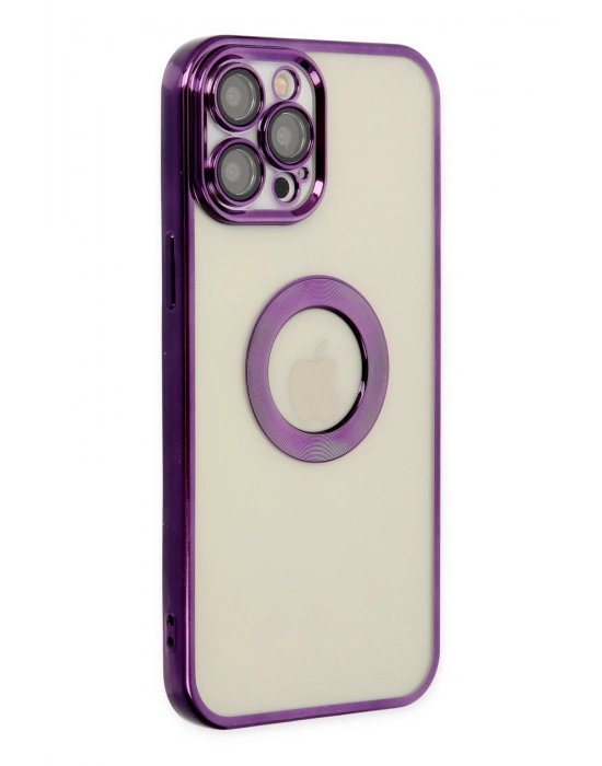 Newface iPhone 12 Pro Kılıf Slot Silikon - Mor