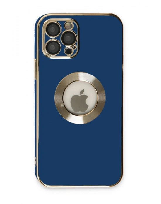 Newface iPhone 12 Pro Kılıf Store Silikon - Mavi