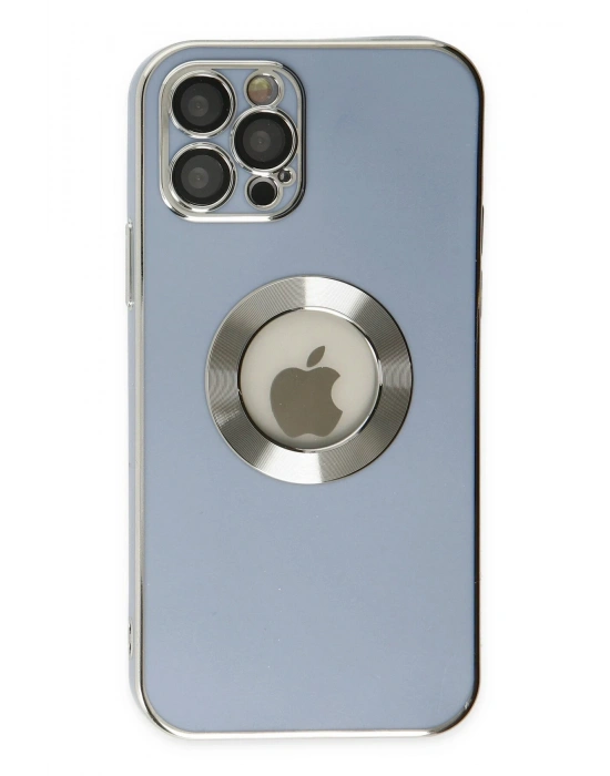 Newface iPhone 12 Pro Kılıf Store Silikon - Sierra Blue