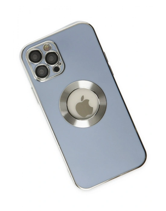 Newface iPhone 12 Pro Kılıf Store Silikon - Sierra Blue