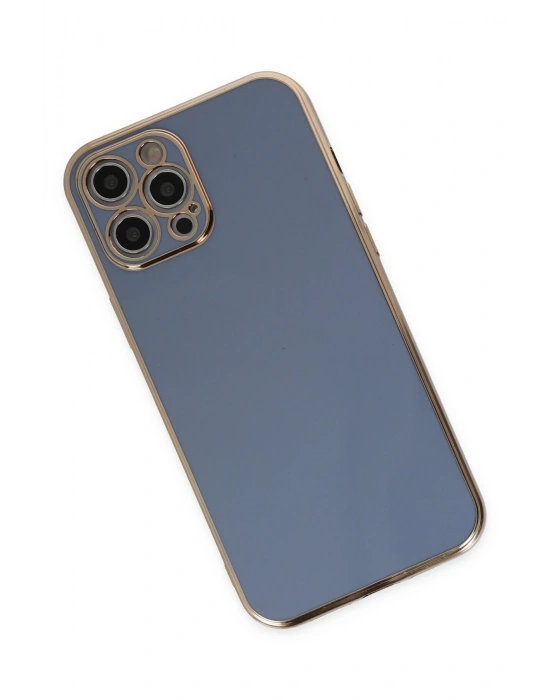 Newface iPhone 12 Pro Kılıf Volet Silikon - Mavi