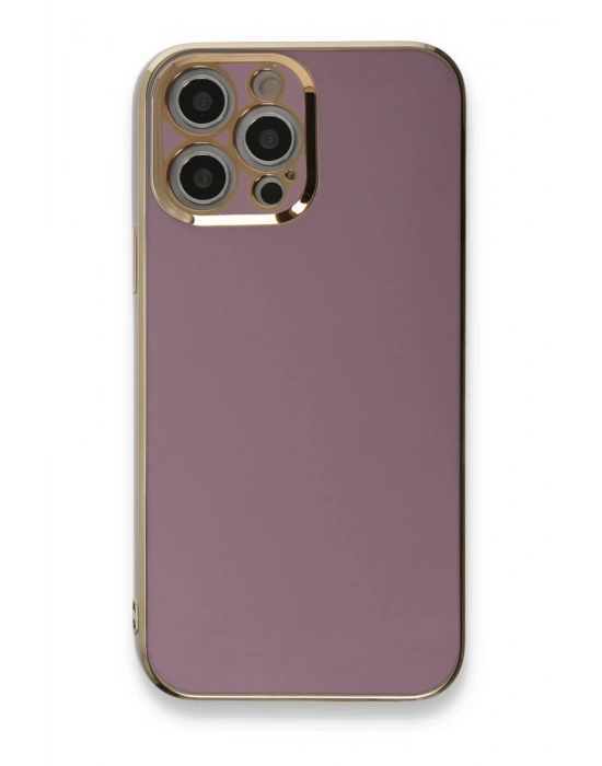 Newface iPhone 12 Pro Kılıf Volet Silikon - Mor